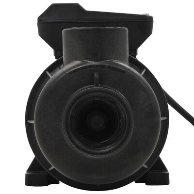 vidaXL Pompa per Piscina Nera 0,25 HP 7500 L/h