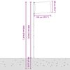 vidaXL Asta e Bandiera Olanda 5,5 m Alluminio