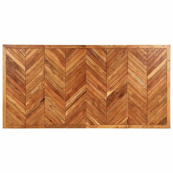 vidaXL Tavolo da Pranzo 200x100x75 cm in Legno Massello di Acacia