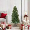vidaXL Albero di Natale artificiale con 150 LED Verde 120 cm PE e PVC