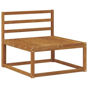 vidaXL Divano centrale per esterno Naturale 79 x 83 x 73 cm
