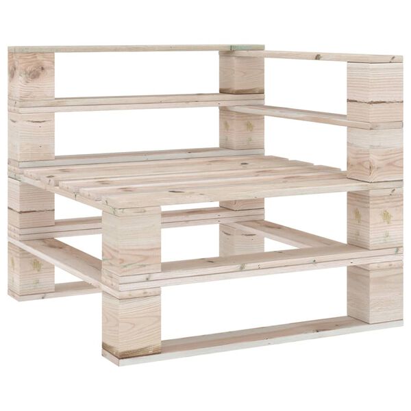 vidaXL Set Salotto Giardino in Pallet 6 pz in Legno di Pino