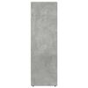 vidaXL Mobile da Bagno Grigio Cemento 30x30x95 cm in Legno Multistrato