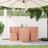 vidaXL Set da Balcone a 2 Posti in Legno Massello di Douglas
