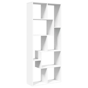 vidaXL Libreria Divisorio Bianca 67x25x161,5 cm in Truciolato