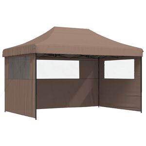 vidaXL Tenda Party Marrone 292 x 440 x 315 cm Tessuto Oxford