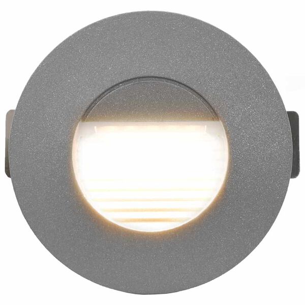vidaXL Lampade da Parete da Esterno a LED 6 pz 2 W Argento Rotonde