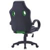 vidaXL Sedia da Gaming Verde in Similpelle
