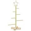 vidaXL Albero di Natale in metallo KUOPIO 60 cm Acciaio Oro