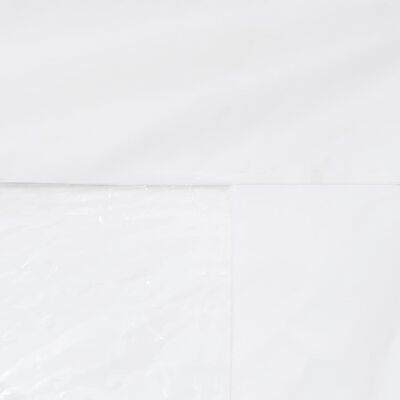 vidaXL Parete Laterale per Gazebo con Finestra 2x2 m Bianca 550 g/m²