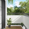 vidaXL Schermo da balcone Bianco 75 x 200 cm