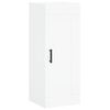 vidaXL Mobile a Parete Bianco 34,5x34x90 cm in Legno Multistrato