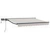 vidaXL Cornice per Tenda Manuale con LED 3,5 x 2,5 m