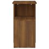 vidaXL Tavolino da Salotto Rovere Marrone 36x30x56cm Legno Multistrato