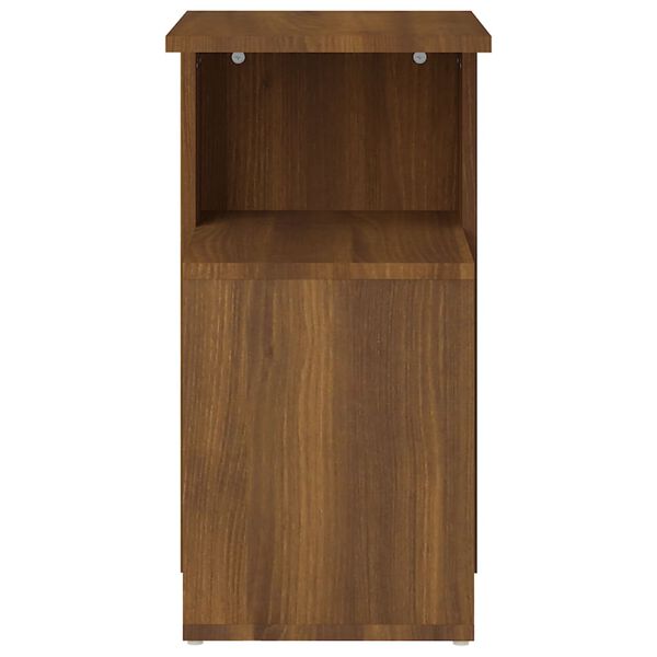 vidaXL Tavolino da Salotto Rovere Marrone 36x30x56cm Legno Multistrato