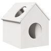 vidaXL Cuccia per Gatti Bianca 41x50x50 cm in Legno Massello di Pino