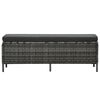 vidaXL Set Divani da Giardino 3 pz con Cuscini in Polyrattan Grigio