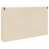 vidaXL Vetrina a muro Beige 60 x 8,5 x 37 cm Legno multistrato
