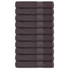 vidaXL Asciugamani per sauna FROGN 10 pezzi Antracite 80x200 cm 360 g/m&sup2;