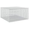 vidaXL Gabione con Filo da 3,5 mm e Rete da 5x2,5 cm 100x100x50 cm
