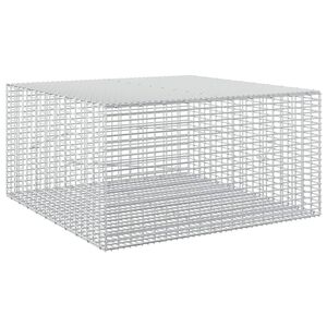 vidaXL Gabione con Filo da 3,5 mm e Rete da 5x2,5 cm 100x100x50 cm