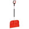 vidaXL Pala da Neve Rossa 136 cm in Alluminio