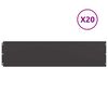 vidaXL Bordura per Prato 20 pz 25 x 103 cm Acciaio laminato a freddo