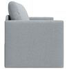 vidaXL Divano Letto Pieghevole Grigio chiaro 124 x 71 x 78 cm Tessuto