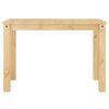 vidaXL Tavolo da Pranzo PANAMA 112x60x75 cm Legno Massello Pino