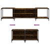 vidaXL Mobile Porta TV Rovere Fumo 203x37x50 cm in Legno Multistrato