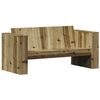 vidaXL Divano da Giardino 2 Posti 134x60x62 cm Legno Impregnato Pino