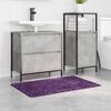 vidaXL Tappetino da bagno antiscivolo Viola 60 x 90 cm PP