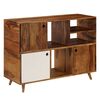 vidaXL Credenza in Legno Massello di Acacia 118x35x70 cm