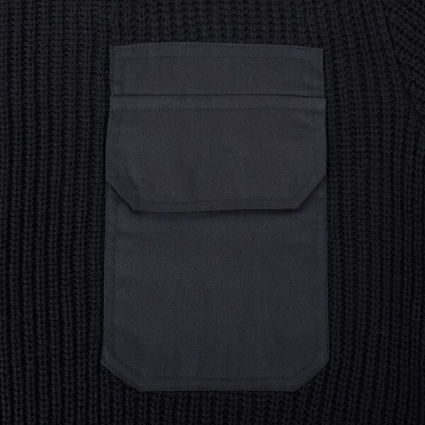 vidaXL Maglione da Lavoro per Uomo Nero Taglia M