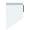 vidaXL Armadietto Parete Ganci Bianco 80x24x35,5 cm Legno Multistrato