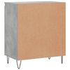 vidaXL Credenza Grigio Cemento 60x35x70 cm in Legno Multistrato