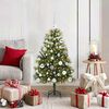 vidaXL Albero di Natale artificiale pieghevole con coni Verde 120 cm
