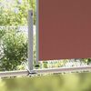 vidaXL Tenda Laterale Retrattile per Patio 100x300 cm Marrone