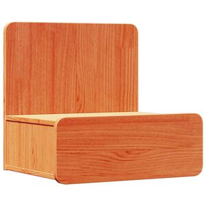 vidaXL Comodino con cassetto Marrone cerato 44 x 32,5 x 40 cm