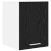 vidaXL Armadio pensile Rovere Nero e Bianco 30 x 31 x 40 cm