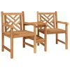 vidaXL Sedie da giardino all'aperto 152 x 63 x 89 cm