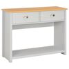 vidaXL Tavolo Consolle Grigio 97x35x76 cm