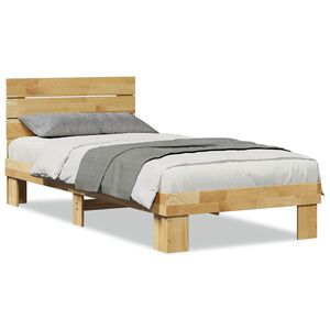 vidaXL Struttura Letto con Testiera senza Materasso 75x190 cm