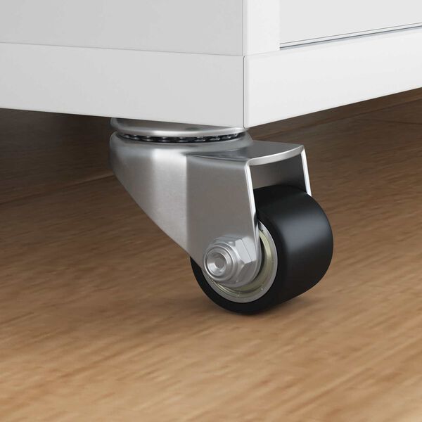 vidaXL Ruota 2 pcs Argento 50 mm Nylon