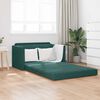 vidaXL Divano letto 110cm Verde Scuro Velluto