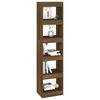 vidaXL Libreria/Divisorio Rovere Marrone 40x30x166 cm