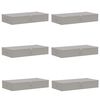 vidaXL Scatola di Stoccaggio 6 pz Tessuto non tessuto 90 x 48 x 15 cm