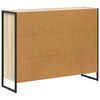 vidaXL Mobile laterale Sonoma 96,5 x 30 x 75 cm Legno multistrato