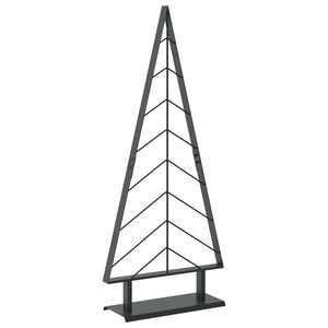 vidaXL Albero di Natale in metallo con supporto KUOPIO 125 cm Acciaio