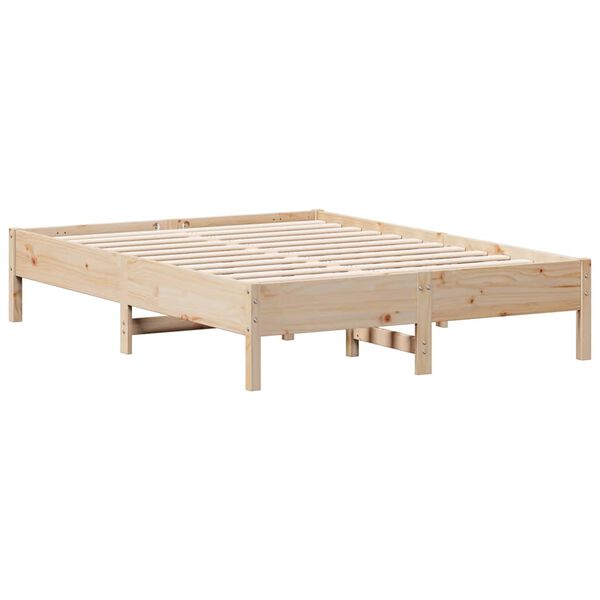 vidaXL Letto senza Materasso 140x190 cm in Legno Massello di Pino